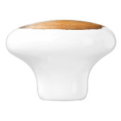 Woodland Fox Greenery Forest Botanical Leaves Keramische Knop (Zijkant)