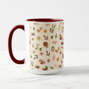 Woodland Fox Herfst thema neutraal Mok