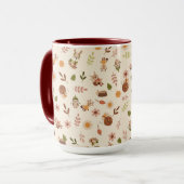 Woodland Fox Herfst thema neutraal Mok (Voorkant links)