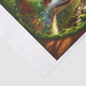 Woodland Fox in het bos Decoupage Paper Tissuepapier (Detail)