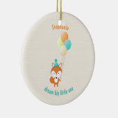 Woodland Fox Keramisch Ornament (Rechts)