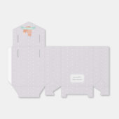 Woodland Fox Kleur Bewerkbare Baby shower geschenk Bedankdoosjes (Uitgevouwen)