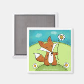 Woodland Fox Little Love voor jou Magneet (Voorkant / Achterkant)