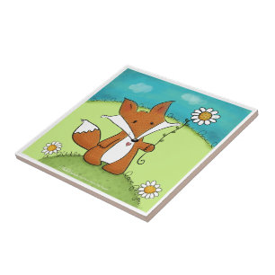 Woodland Fox Little Love voor jou Tegeltje
