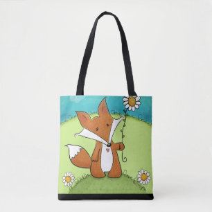 Woodland Fox Little Love voor jou Tote Bag