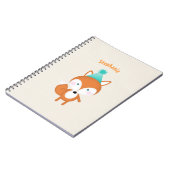 Woodland Fox met ballonnen Notitieboek (Linkerzijde)