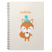 Woodland Fox met ballonnen Notitieboek (Voorkant)
