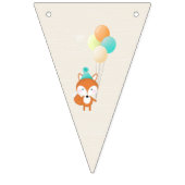 Woodland Fox met ballonnen Vlaggetjes (Eerste vlag)