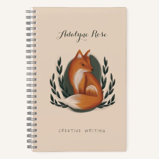 Woodland Fox Nursery Animal Notitieboek (Voorkant)