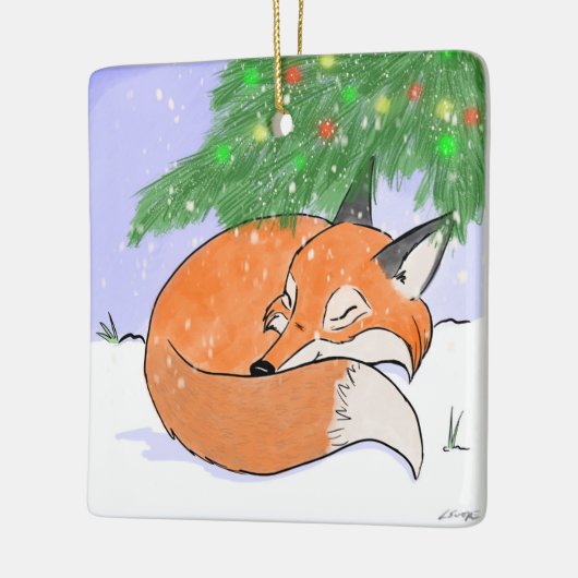Woodland Fox Ornament (Links)