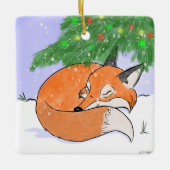 Woodland Fox Ornament (Voorkant)