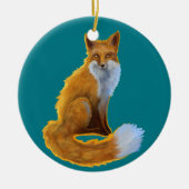 Woodland Fox Ornament (Voorkant)