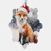 Woodland Fox Paper Ornament Kaart (Links)
