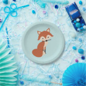Woodland Fox Papieren Bordje (Feest)