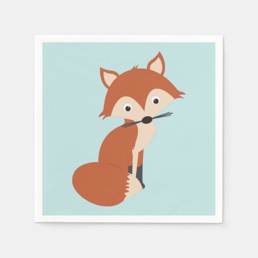 Woodland Fox Servetten (Voorkant)