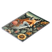 Woodland Fox Spiral Notitieboek | Leuk dier-thema (Linkerzijde)