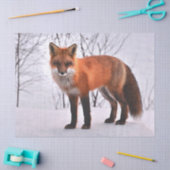 woodland fox tissue paper tissuepapier (Craft)