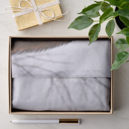 woodland fox tissue paper tissuepapier (Geschenk)