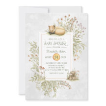 Woodland Fox | Uitnodiging voor bos-babyshower