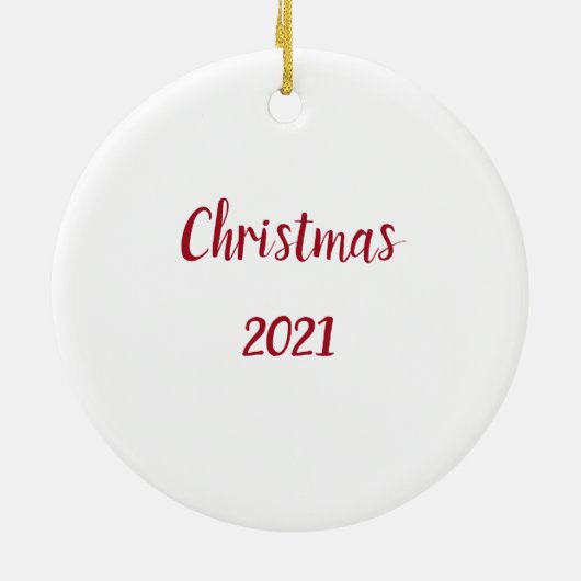 Woodland Fox Waterverf Kerstmis Keramisch Ornament (Achterkant)