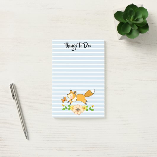 Woodland Fox wil dingen doen Post-it® Notes (Kantoor)