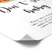 Woodland Fox - Zeg geen baby Poster (Hoek)