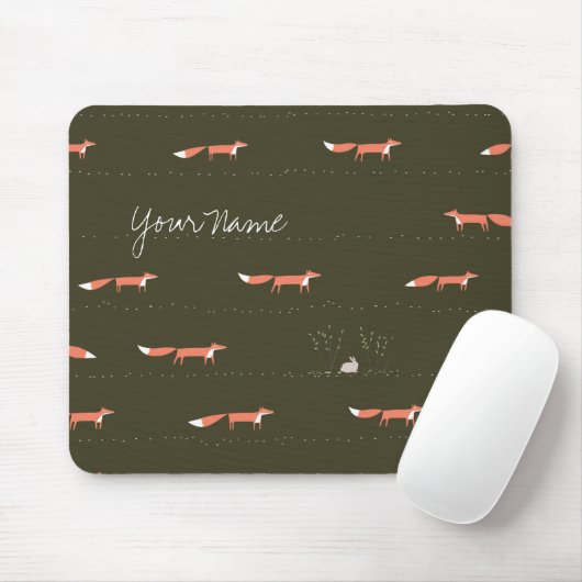 Woodland Foxes Mousepad Muismat (Met muis)