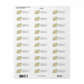 Woodland Friends Baby shower Address Label (Full Sheet)