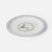 Woodland Friends Baby shower Papieren Bordje (Gekanteld)