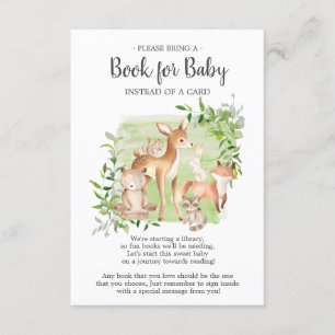 Woodland Friends Boek voor Baby Kaart