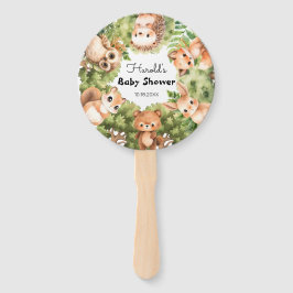 Woodland Friends Boy Baby shower Handwaaier