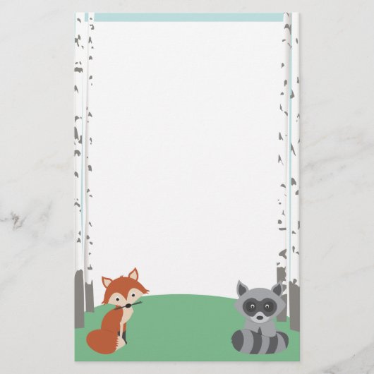 Woodland Friends Briefpapier (Voorkant)