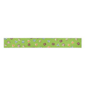 Woodland Friends - Fox Beer Raccoon Hedegel Deer Grosgrain Lint (Voorkant)