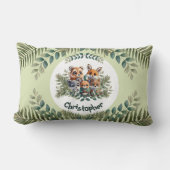 Woodland Friends gepersonaliseerde Kinder kussen (Voorkant)