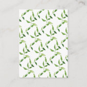 Woodland Friends Gift Display Shower Informatiekaartje (Achterkant)