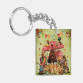 Woodland Friends in Teatime in Forest Sleutelhanger (Voorkant Links)