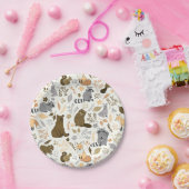 Woodland Friends Papieren Bordje (Feest)