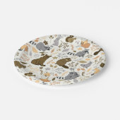 Woodland Friends Papieren Bordje (Gekanteld)