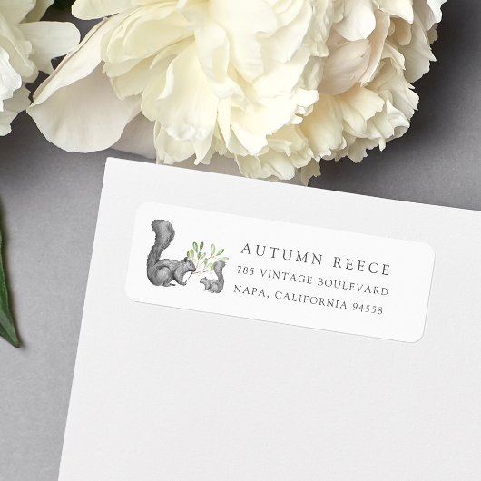Woodland Friends Return Address Label