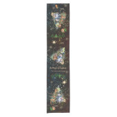 Woodland Friends Starry Night Christmas Korte Tafelloper (Voorkant)