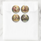 Woodland Friends Stickers – Schattige Bos Dier Pa (Tas)