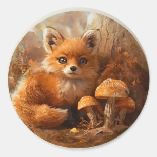 Woodland Friends Stickers – Schattige Bos Dier Pa