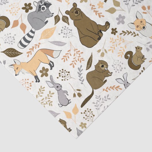 Woodland Friends Tissuepapier (Detail)