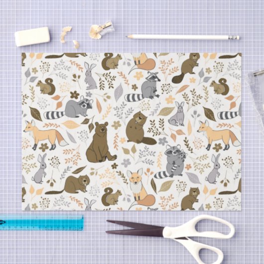 Woodland Friends Tissuepapier (Craft)