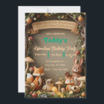 Woodland Friends Verjaardagsuitnodiging – Schattig Kaart<br><div class="desc">Woodland Friends Birthday Invitation - Schattige Forest Animals Party Nodig gasten uit voor een magisch bosfeest met de **Woodland Friends Birthday Invitation!** Met schattige dieren zoals een vos, beer, uil en konijn omringd door paddenstoelen, bladeren en eikels, is deze uitnodiging ideaal voor verjaardagsfeestjes voor kinderen. Het speelse ontwerp maakt gebruik...</div>