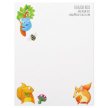 Woodland Fun Letterhead