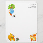 Woodland Fun  Letterhead Briefhoofd (Voorkant / Achterkant)