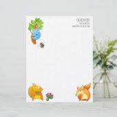 Woodland Fun Letterhead Briefhoofd (Staand voorkant)