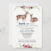 Woodland Gender Reveal Party Kaart (Voorkant)