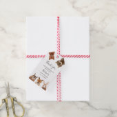 Woodland Genderneutraal Baby shower Cadeaulabel (Met Touw)